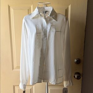 Chic White Women's Blouse